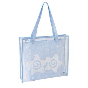 RosyPosy推活包痛包透明手提袋追星应援扇应援棒收纳包原创设计果冻包手提袋大容量托特包包女2025新款单肩包