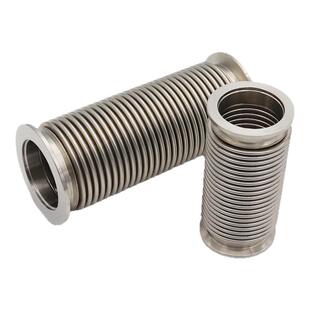 KF真空波纹管304不锈钢柔性软管NW/KF16/25/40/50快装高真空软管