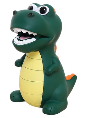 网红卡通恐龙可进出存钱罐摆件