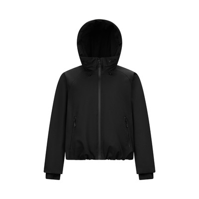 森马三防防风花苞轻薄羽绒服女