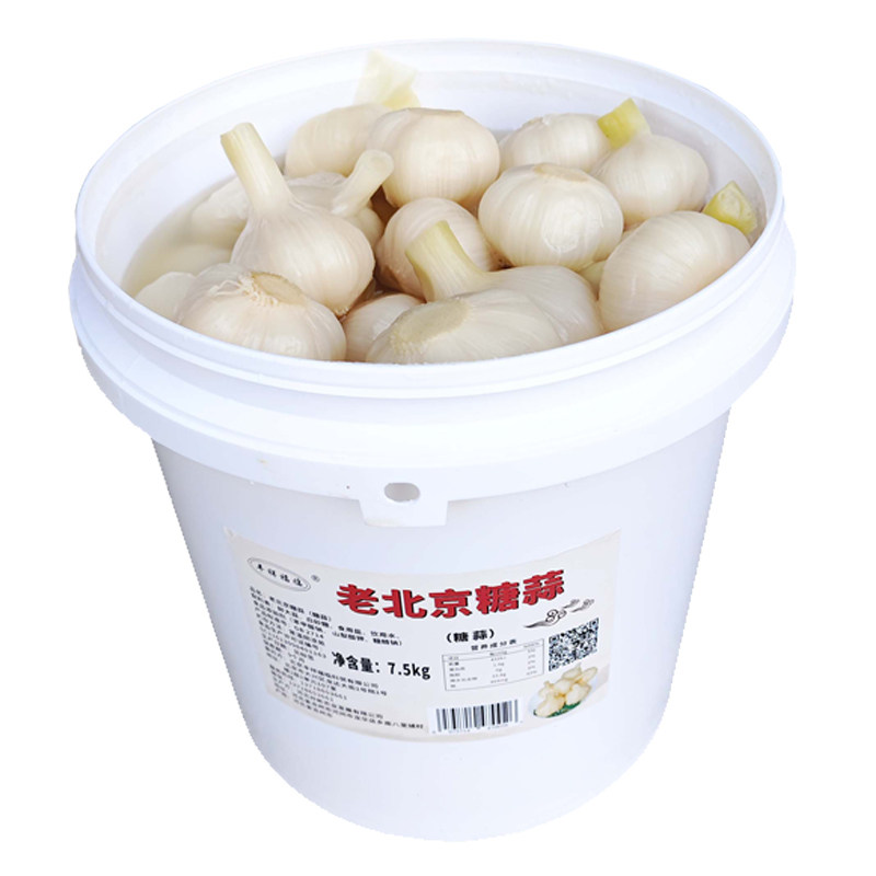 老北京糖蒜火锅蘸料蒜头蒜瓣