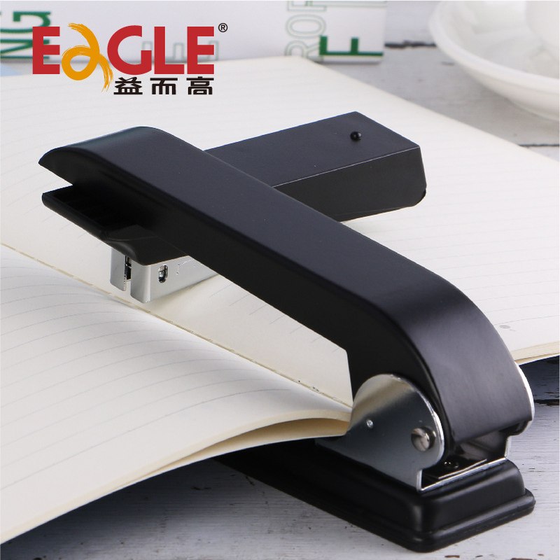 益而高文具幼儿园DIY订书24/6订中缝器订书机试卷作业订书机旋转