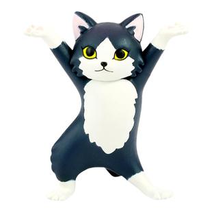 日本正品Qualia猫咪笔架妖娆猫都可举笔猫举手猫猫万物皆可举笔托