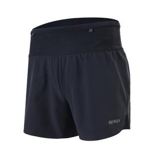 速力达常胜跑步短裤男 3.5寸速干透气越野马拉松训练超轻腰包短裤