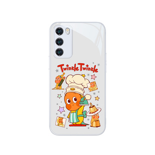 适用华为mate70pro星星人手机壳nova14ultra泡泡玛特pura80新款p60art创意p50e卡通13/12/11se荣耀400玻璃300