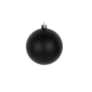 圣诞装饰品PVC黑色圣诞球装饰球6-15CM圣诞树吊球挂饰场景布置