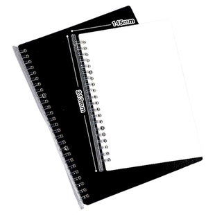 B5拉杆活页本简约可拆卸线圈笔记本高颜值推拉活页学生考研英语单词本横线记事本英语本思维导图绘画空白本