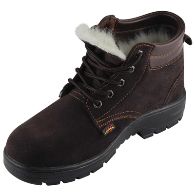 冬季加绒防寒保暖钢包头工地棉鞋