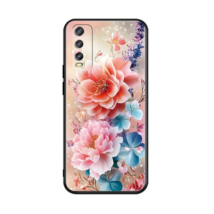 秋昊适用于vivoiQOOU1X手机壳iqu1x春天y30标准保护套iqoou1x软胶V2065A防摔u1x时尚iqoou3x标准花朵v2065a好