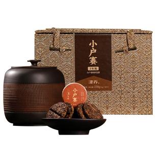 津乔普洱2024年小户赛三年陈云南古树茶叶熟茶陶罐258g过节送礼