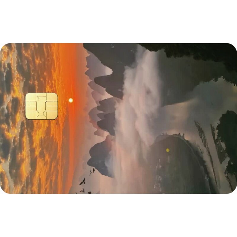 桂林山水创意防刮防水交通卡贴