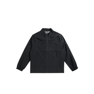 太平鸟男装夹克运动翻领外套潮教练夹克字母后背印花拉链外套男