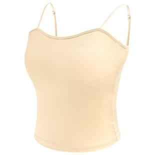 成人舞蹈服专用吊带背心女古典舞内搭现代舞芭蕾舞练功服白色上衣