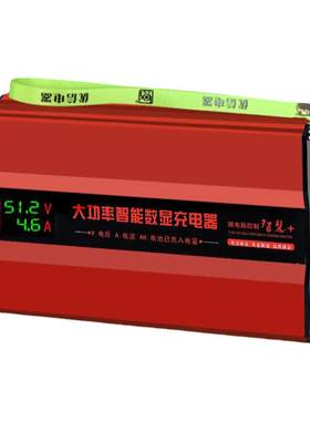 优信12V24V大功率锂电池充电器