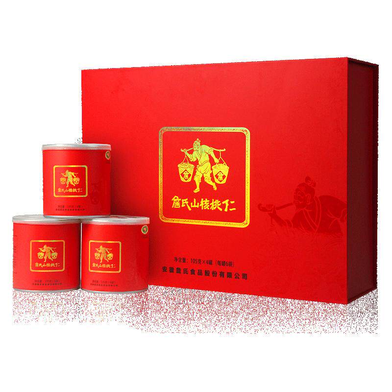 詹氏山核桃仁红礼盒420g年货商用礼品长辈礼物安徽宁国