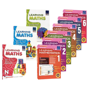 新加坡数学 SAP Learning Math N-G6 幼儿园至小学6年级 数学练习册 CPA教学法 数学建模法 学习系列 赠视频课程 英文原版进口教辅