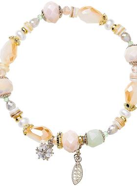 兰诺彩色水晶手链女款