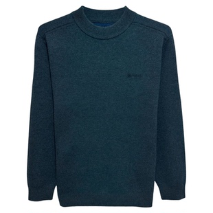 雪豹羊毛衫男纯羊毛衫秋露雪马中老年毛衣男款2025新款秋冬针织衫