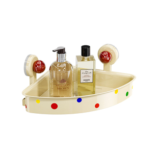 吸盘浴室三角置物架免打孔洗发水沐浴露厕所卫生间壁挂转角收纳架