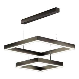 客厅吊灯现代简约大气客厅灯极简卧室餐厅灯北欧灯具方形客厅主灯