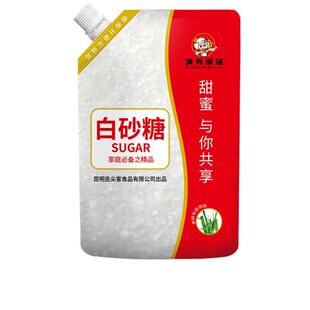 滇食部落™云南甘蔗白砂糖508g厂家直销家用食用糖特价烘焙调味