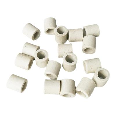 瓷珠穿线绝缘耐高温直筒陶瓷珠粒