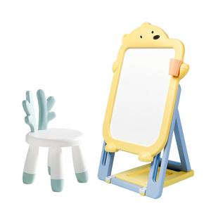 BABYGO儿童星月画板支架式家用磁性涂鸦板绘画多功能写字板小黑板