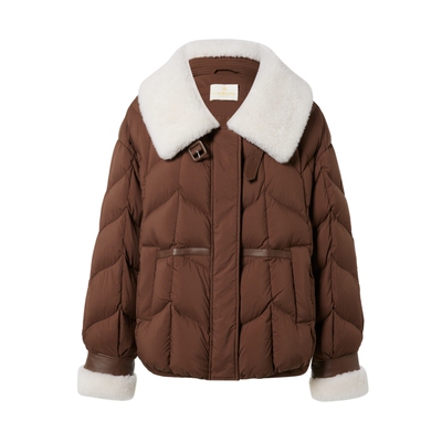 翻领羽绒服女ELSEWHERE珂思