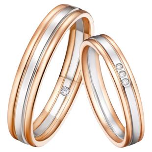 DRTRUE LOVE系列默契结婚对戒情侣男女钻石戒指铂金J10257/J10252