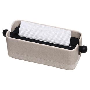 擦手纸盒台面下沉式卫生间抽纸盒轻奢高级感酒店桌面立式纸巾盒