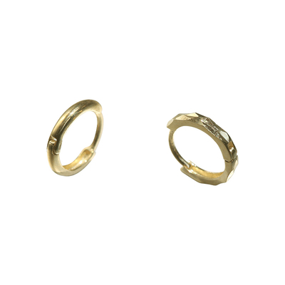 14K黄金耳骨环耳环耳钉男女耳圈
