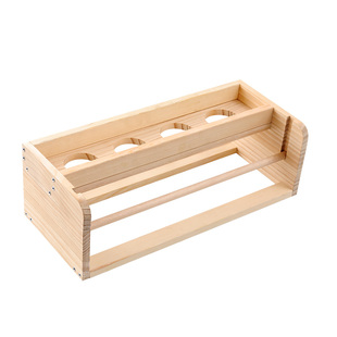 儿童木质画架桌面台式实木收纳卷纸架画纸画轴幼儿园画画工具绘画架套装早教启蒙小画架宝宝涂鸦空白美术纸