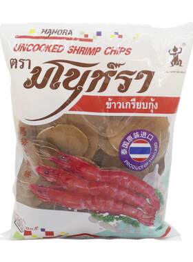 泰国进口马努拉牌虾片500g*5袋