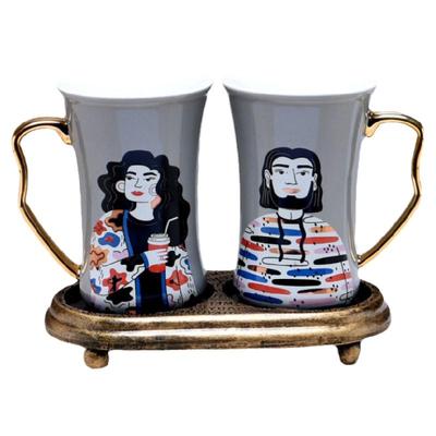 陶瓷家用情侣卫浴女生宿舍洗漱杯