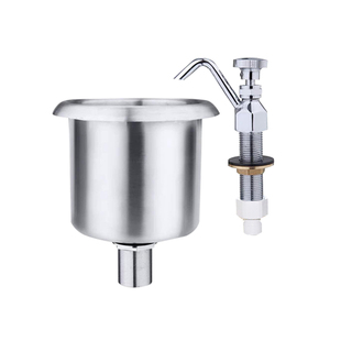 咖啡吧台不锈钢长流水龙头套装 专用洗杯器 厨房水槽清洗长流井