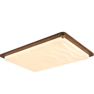 法式中古客厅吸顶灯复古日式侘寂风大气大厅护眼主灯中山灯具