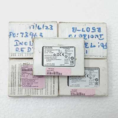 ALLEN BRADLEY 1734 OB8 OUTPUT MODULE 1734-OB8C (LOT OF 5)
