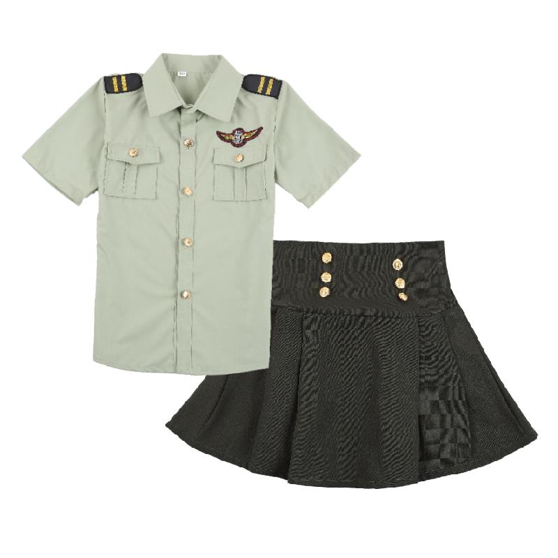 儿童警察服幼儿园合唱服扮演演出服中小学生升旗手仪仗服装表演服