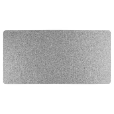 简约亚麻电竞鼠标垫超大高颜值办公电脑防滑桌垫防水加厚棉麻桌布