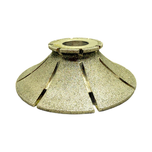 金刚石工具电镀磨轮大理石石英石桌面罗马边成型刀具抛光砂轮订制