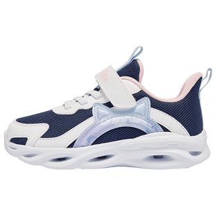 乔丹童鞋女童运动鞋小童2026春秋新款女孩轻便软底鞋子儿童跑步鞋