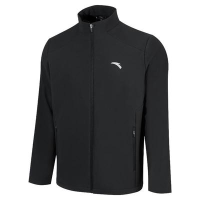 安踏立领外套男加绒保暖防风夹克