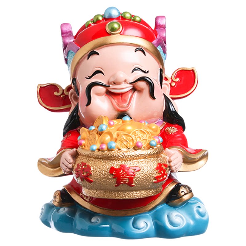 妙工坊可爱财神办公室桌面小摆件