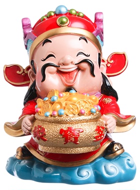 妙工坊可爱财神办公室桌面小摆件