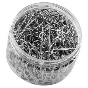 超大桶回形针办公用品彩色曲别针文具金属型扣针回型针固定针回行针收纳盒装回旋针书签回型扣关针回心针批发