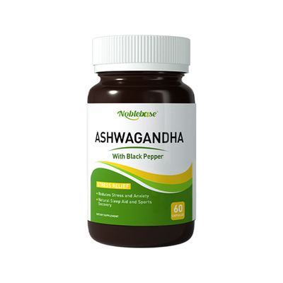 Noblebase美国进口南非醉茄睡眠胶囊降皮质醇缓解焦虑压力大60粒