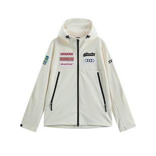 phenix菲尼克斯 国家队 软壳滑雪中层 男士连帽防风保暖外套