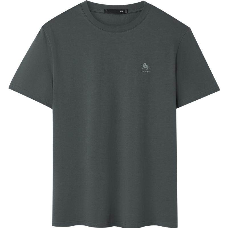 HLA/海澜之家马年敦煌系列短袖T恤26春夏新凉感马踏祥云上衣男装