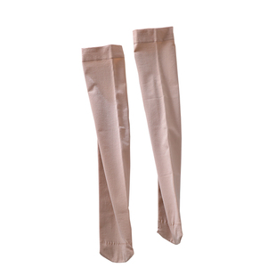 （2双）春秋中厚小腿袜天鹅绒过膝袜肉色防勾丝防滑护腿长中筒袜