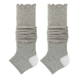 袜子女堆堆袜套夏季薄款踩脚芭蕾风小腿套jk显瘦透气黑白色长筒袜